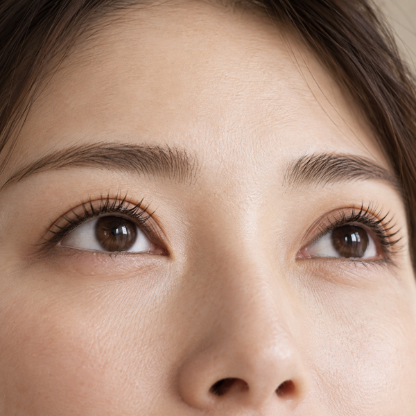 まつげと眉の総合ケア例 — バランスの取れた目元の仕上がり